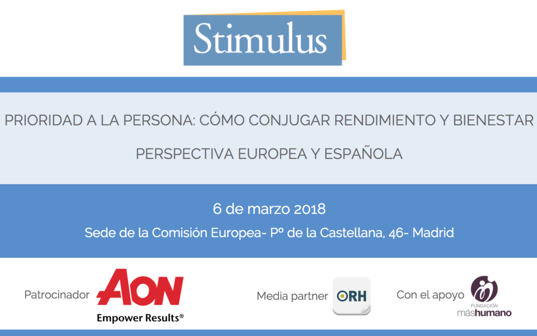 6 de marzo 2018: Prioridad a la persona, cómo conjugar rendimiento y bienestar