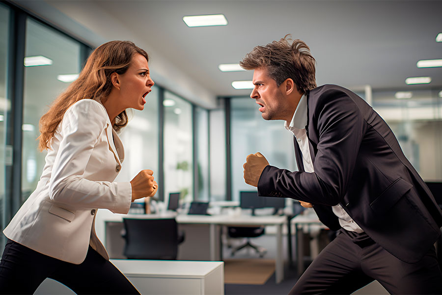 conflicto en la oficina